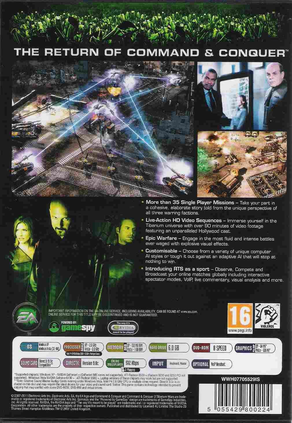 Buy Command and Conquer 3: Tiberium Wars (PC) Online at Low Prices